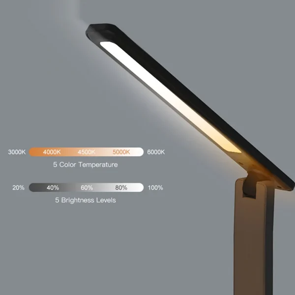 Wireless Charging LED Schreibtisch Lampe – Bild 3