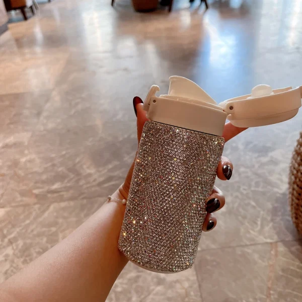 Strass  Kaffee Tasse – Bild 2